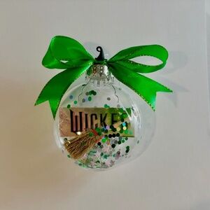Bestselling New Wicked Movie Ornament with Broom - Glinda Elphaba Gift